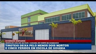 Duas pessoas morrem e quatro ficam feridas após tiroteio em escola de Goiás
