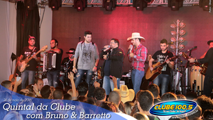 Foto Quintal da Clube com Bruno & Barretto 100