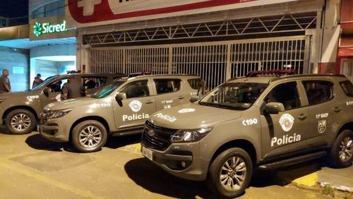 Dois são presos em tentativa de furto à agência bancária em Franca