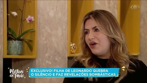 Filha de Leonardo quebra o silêncio e faz grandes revelações