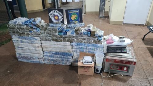 Baep apreende cerca de 440 Kg de maconha em Araraquara