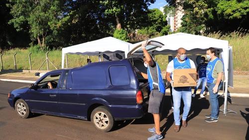 Drive trhu para arrecadação de alimentos será neste final de semana