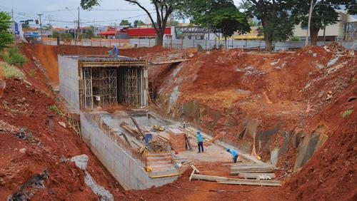 Concretagem do primeiro módulo do túnel da Presidente Vargas está na fase final