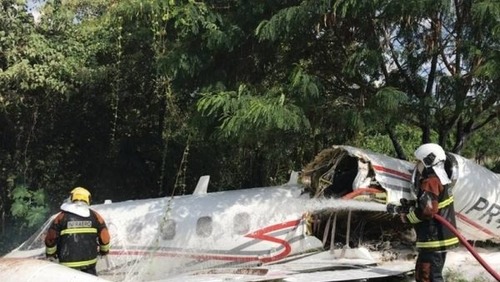 Áudio revela que avião que caiu em BH tentou pousar sem trem de pouso acionado