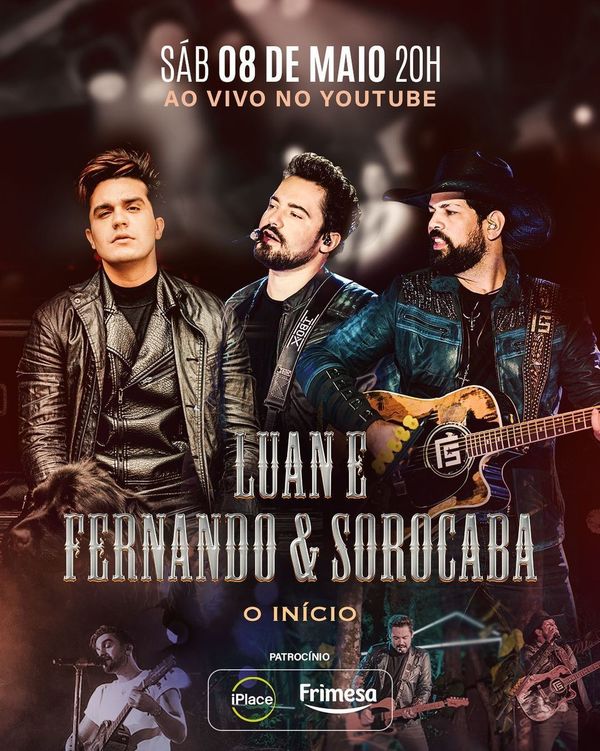 Confira as lives do final de semana