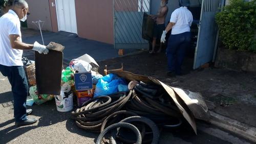 Arrastão da dengue recolhe 3,3 toneladas de material inservível na Zona Leste de Ribeirão Preto