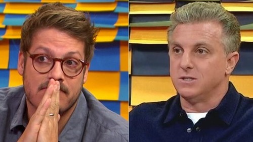 Supersticioso, Fabio Porchat se recusa a tirar foto com Luciano Huck