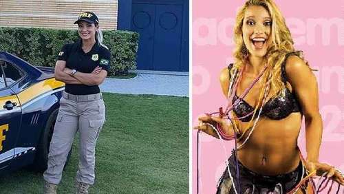 Ex-Loira do Tchan que virou policial diz que passou em mais dois concursos