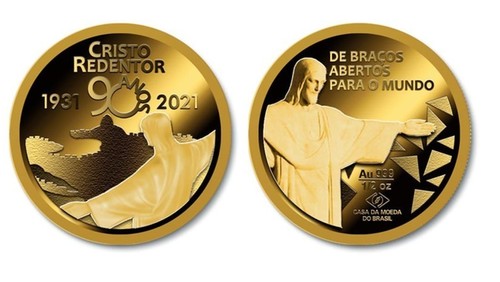 Casa da Moeda lança medalha em comemoração aos 90 anos do Cristo Redentor