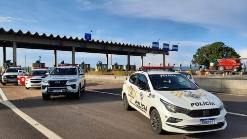 PMRv realiza ação para prevenir roubos de veículos de carga