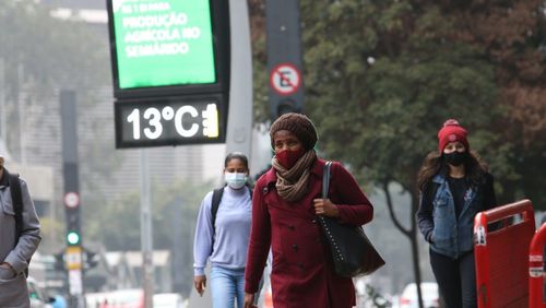 São Paulo registra recordes de baixa temperatura