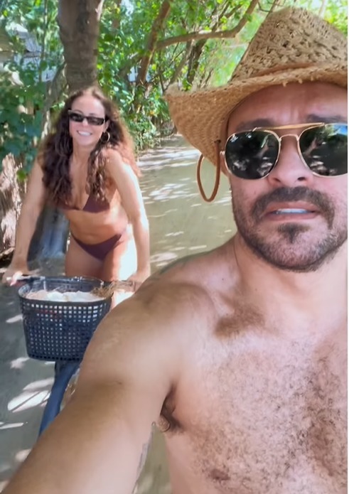 Paolla Oliveira e Diogo Nogueira compartilham momentos especiais em férias nas Maldivas