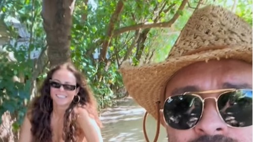 Paolla Oliveira e Diogo Nogueira compartilham momentos especiais em férias nas Maldivas