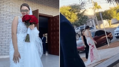 Sogra manda jogar tinta em vestido de noiva da nora no dia do casamento