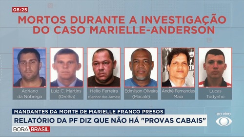 Seis acusados de envolvimento no caso Marielle morreram ao longo da investigação