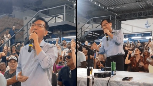 Embaixador da Coréia do Sul volta a cantar samba e vídeo viraliza no Rj