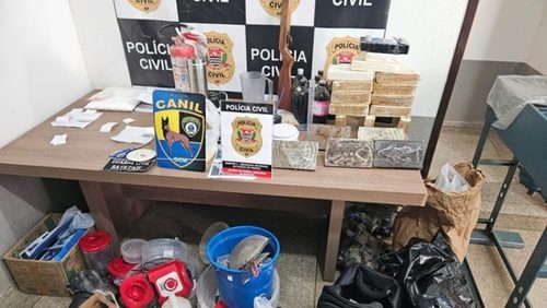 Polícia desmonta laboratório de droga em Batatais