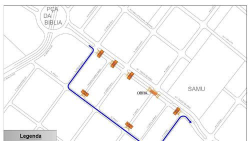 Cruzamento da pista Centro/Bairro da avenida Treze de Maio com a rua Laguna será interditado