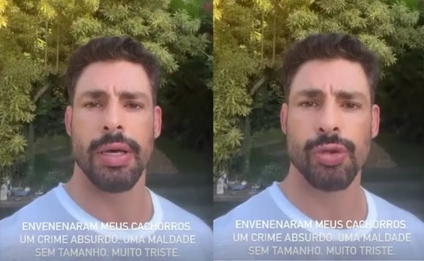 Cauã Reymond revela que seus cães foram vítimas de envenenamento