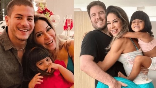 Thiago Nigro fala sobre relação com filha de Maíra Cardi e Arthur Aguiar: “Crio e pago contas”