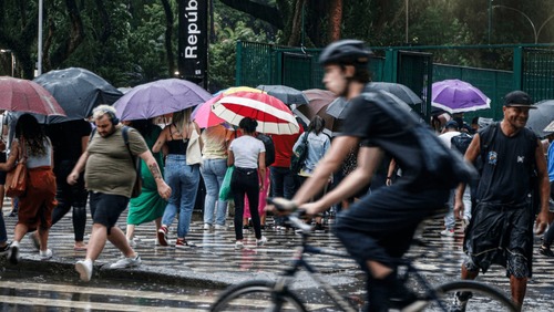 Inmet prevê tempestade em áreas do Sudeste e Centro-Oeste