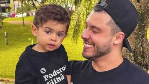 Murilo Huff diz que filho com Marília Mendonça tem ‘dom’ para a música