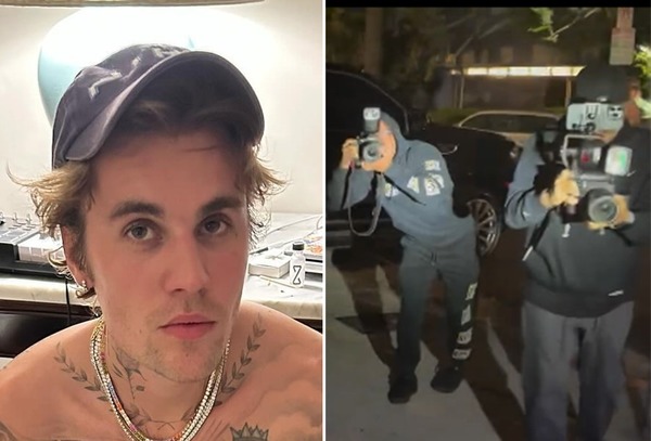 Justin Bieber é cercado por paparazzis em LA e relembra princesa Diana: "Isso tem que parar"