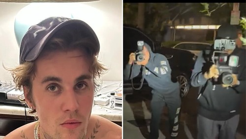 Justin Bieber é cercado por paparazzis em LA e relembra princesa Diana: "Isso tem que parar"