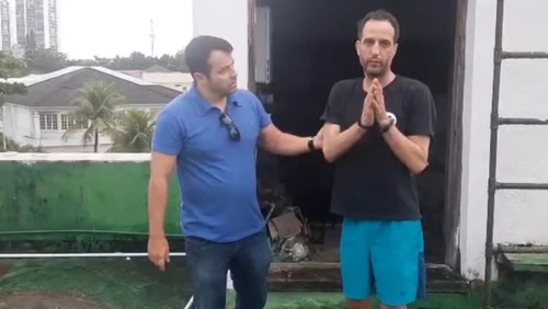 Vídeo: ex-CEO suspeito de furtar obras de arte é preso tentando fugir pelo terraço no RJ