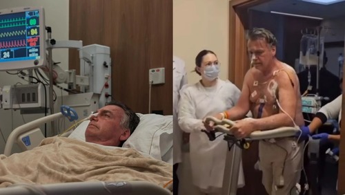 Estável, Bolsonaro apresenta movimentos intestinais, mas segue se alimentando por sonda