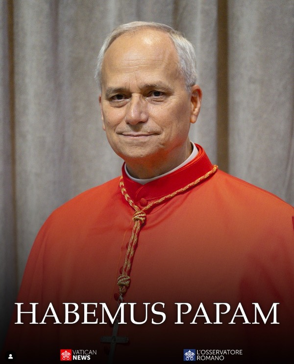 Americano Robert Prevost é anunciado como novo papa