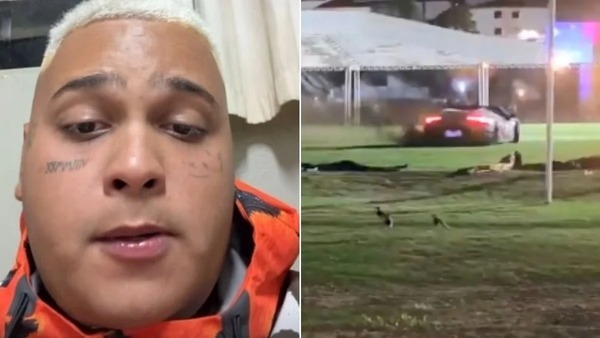 MC Ryan faz manobra perigosa em estádio, é preso, paga fiança de R$ 1 mi e é liberado