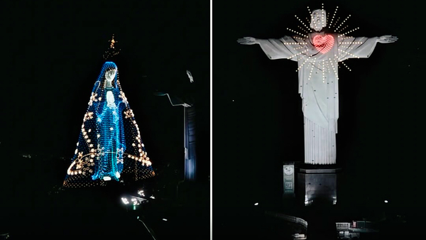 Imagem de Nossa Senhora Aparecida no Cristo é produzida virtualmente para divulgar filme