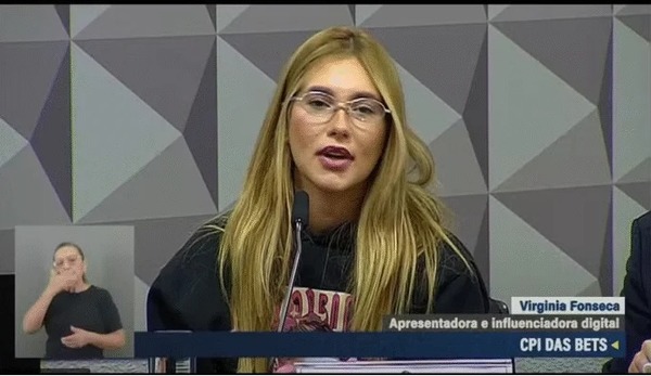 Virginia Fonseca perde 200 mil seguidores após depor na CPI das Bets