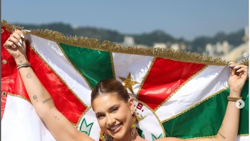 Virginia Fonseca é a nova rainha de bateria da Grande Rio