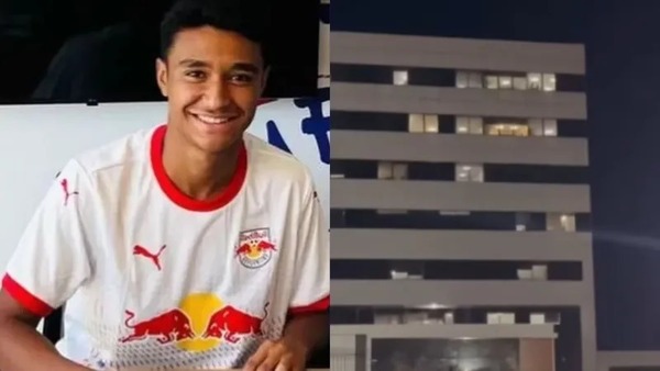 Pedro Severino: jogador acena de janela do hospital em Ribeirão Preto