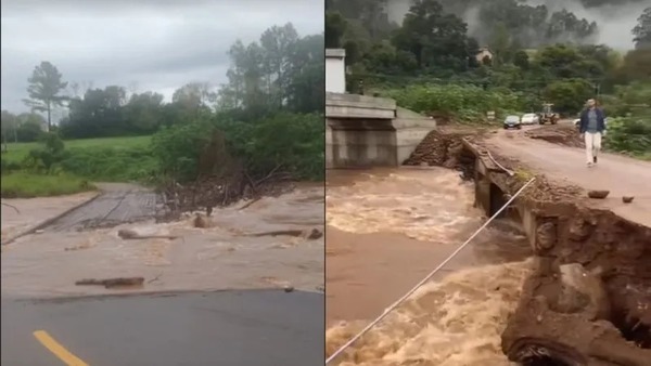 Pelo menos 14 cidades do RS são afetadas por chuvas e frente fria intensa