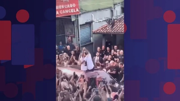 Tumulto marca saída de MC Poze do Rodo do presídio de Bangu 3