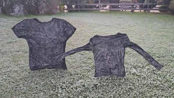 Temperatura de -6,3ºC, menor do ano, deixa camisas congeladas na Serra Catarinense