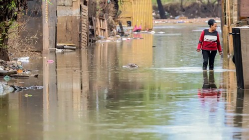 Inmet emite alerta vermelho para chuvas no Rio Grande do Sul
