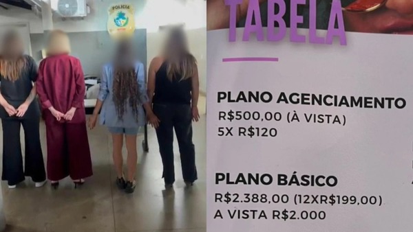 Polícia prende mulheres suspeitas de aplicar golpe do 'book fotográfico' em Goiás