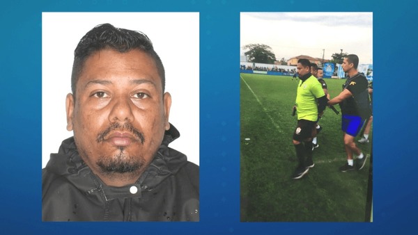 Vídeo: árbitro é preso no meio de partida de futebol no litoral de São Paulo