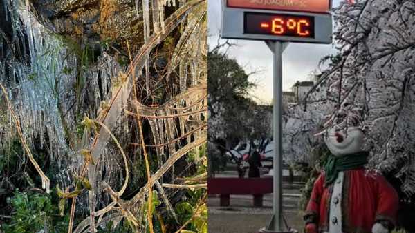 Pelo menos 30 cidades de SC amanhecem com temperaturas negativas em meio a massa de ar polar