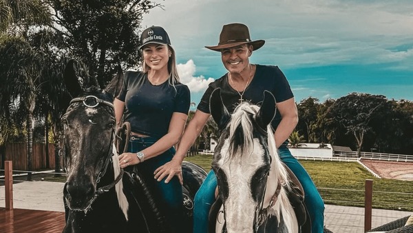 Esposa de Eduardo Costa nega que seja bancada por ele: "O dinheiro dele é meu, e o meu é dele"