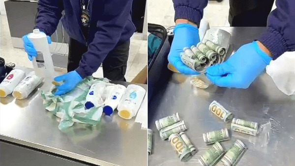 PF apreende US$ 200 mil em frascos de shampoo no aeroporto de Guarulhos (SP)