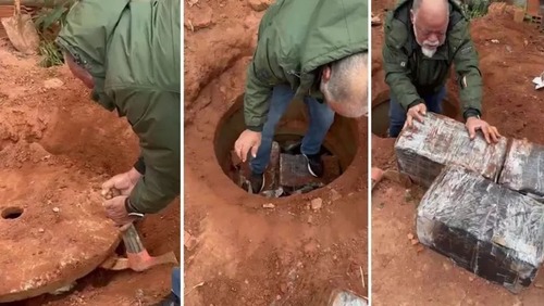 Polícia Civil encontra 1 tonelada de maconha escondida em poço de propriedade rural em Atibaia