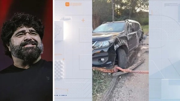 Cantor Fabiano, da dupla com Cesar Menotti, sofre acidente de carro em MG