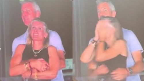 Câmera do beijo flagra traição de dono de empresa com amante durante show de Coldplay