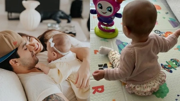Jade Magalhães mostra crescimento da filha com Luan Santana