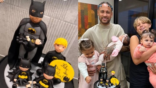 Bruna Biancardi é criticada após homenagem de Dia dos Pais para Neymar Jr. : 'Ridícula'